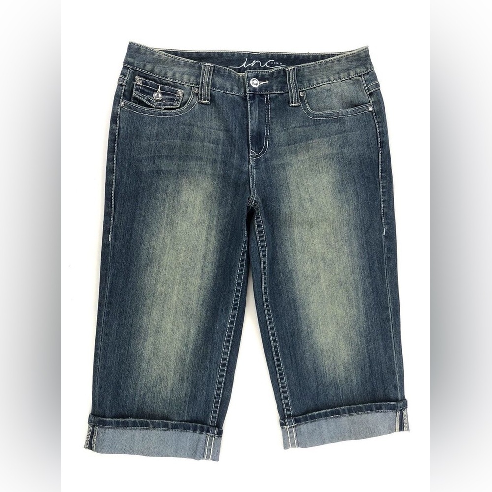 Women’s Capri Crop Cuffed Jeans International Concepts INC Denim Size 10